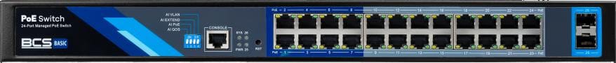 Switch PoE BCS BASIC BCS-B-SP24G-2SFP-M