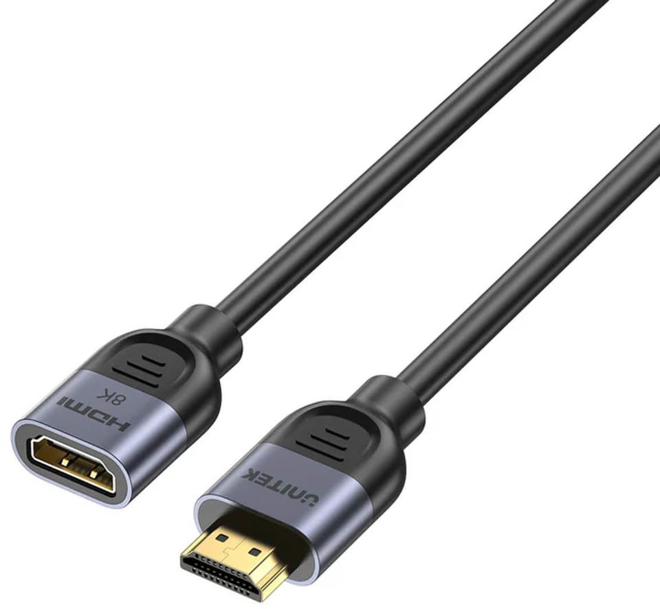 Adapter Unitek przedłużacz HDMI (M) - HDMI (F) 2.1, 8K 1,5m