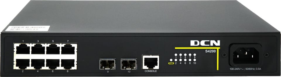 SWITCH DCN S4200-10P-SI L2 8xRJ45/2xSFP