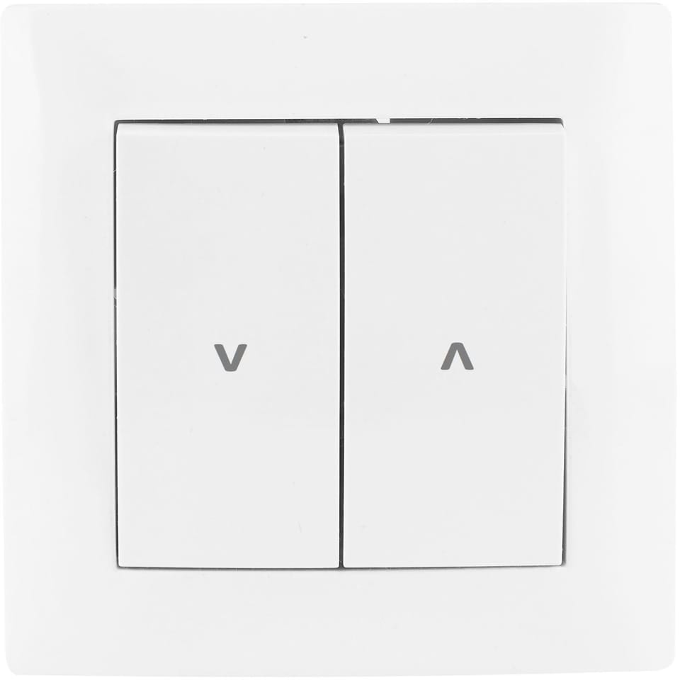 Łącznik żaluzjowy pojedynczy (dwuklawiszowy) VCX WESA LC 12 Biały