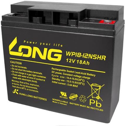 Akumulator AGM LONG 12V 18Ah VdS