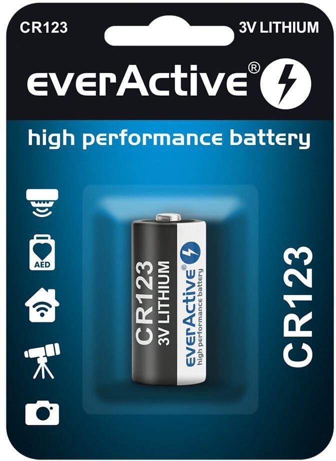 Bateria CR123 CR123A everActive (blister 1 szt.)