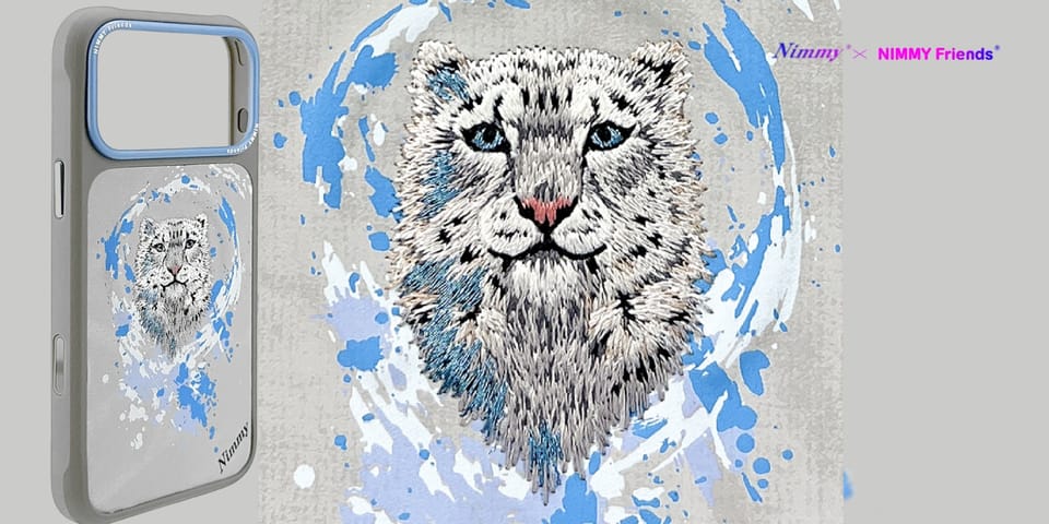 Etui Nimmy Pantera MagSafe do iPhone 17  Pro jasnoszary