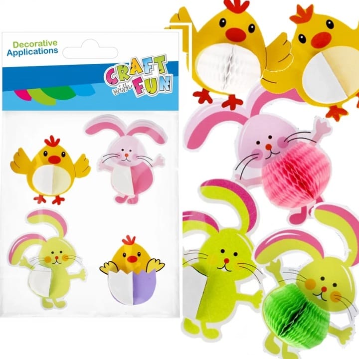 Naklejki wielkanocne 4szt. CRAFT WITH FUN 531799