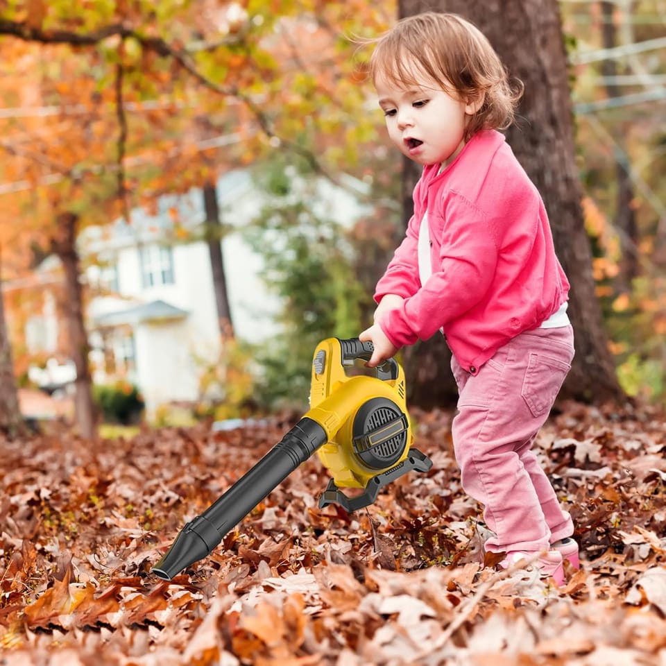 Elektryczna Dmuchawa Ogrodowa Do Liści Zestaw Małego Ogrodnika Narzędzia Ogrodowe