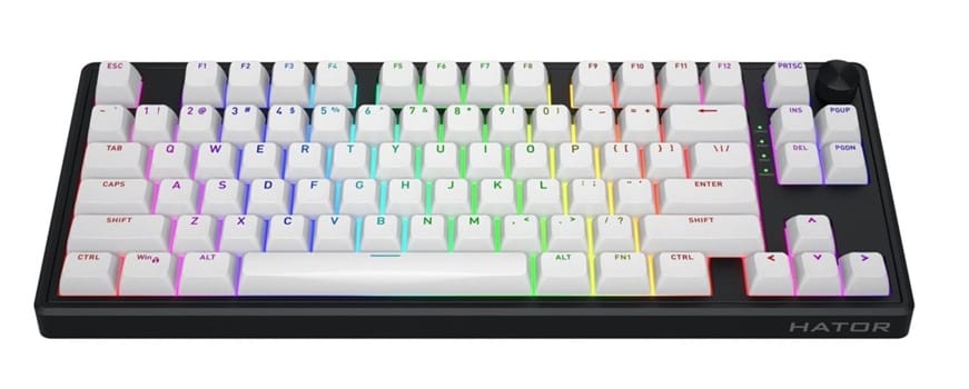 Klawiatura dla graczy Hator Skyfall 80 MAG ULTRA 8K czarna