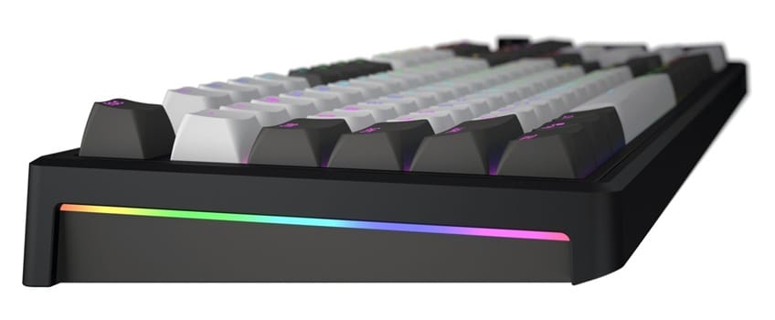 Klawiatura dla graczy Hator Skyfall 100 PRO bezprzewodowa mechaniczna szaro-czarna