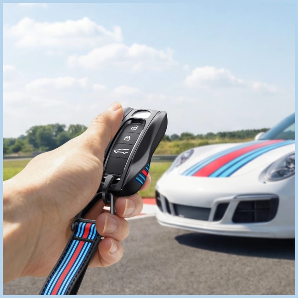 Spigen PK100 - Etui na kluczyk samochodowy do Porsche (Czarny)