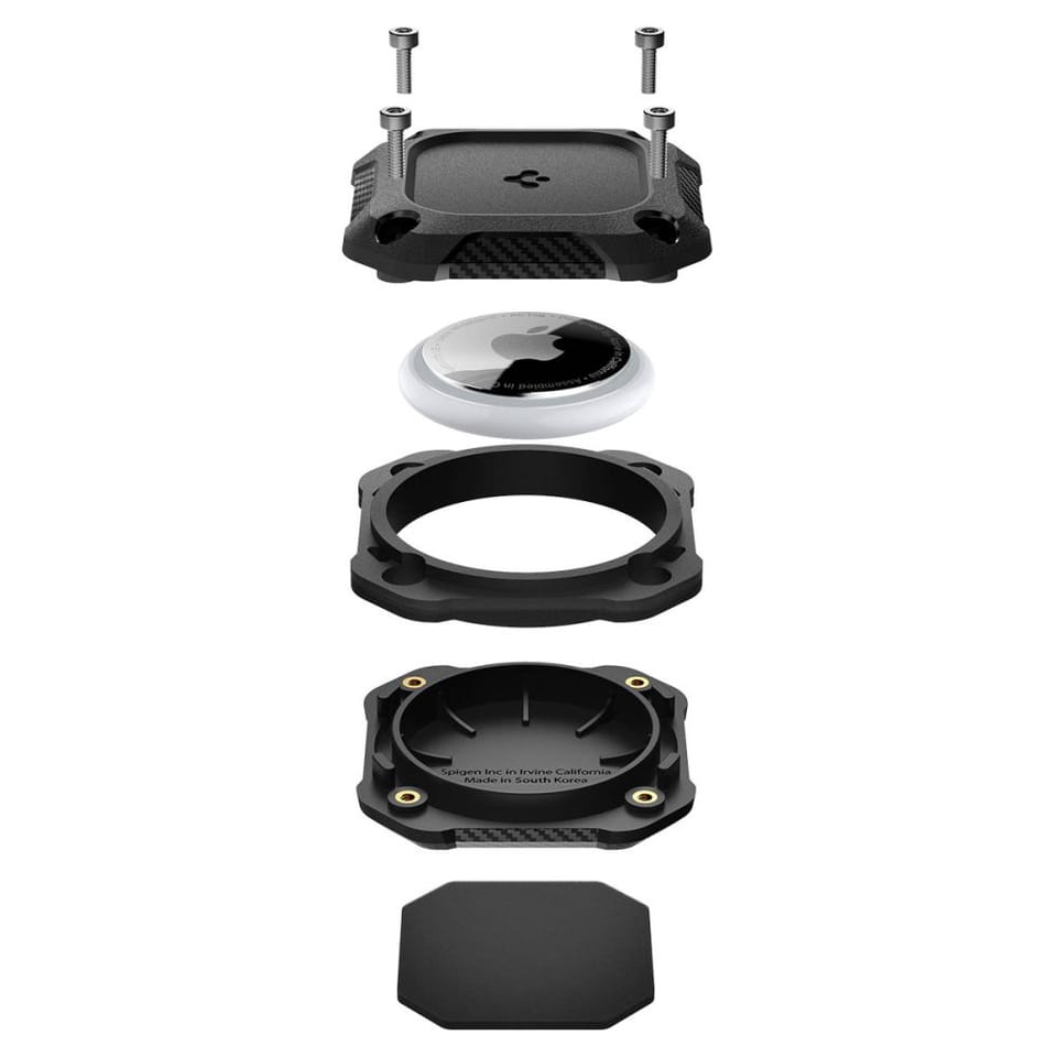 Etui Spigen Tough Armor do Apple AirTag  1/2 czarny