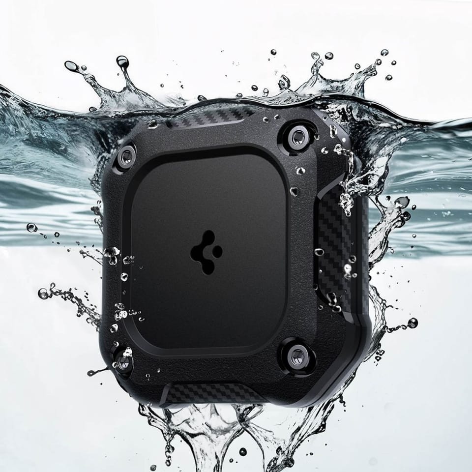 Etui Spigen Tough Armor do Apple AirTag  1/2 czarny