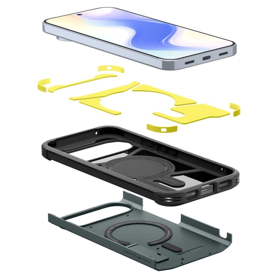 Etui Spigen Tough Armor MAG MagSafe do   Google Pixel 10 Pro XL zielony