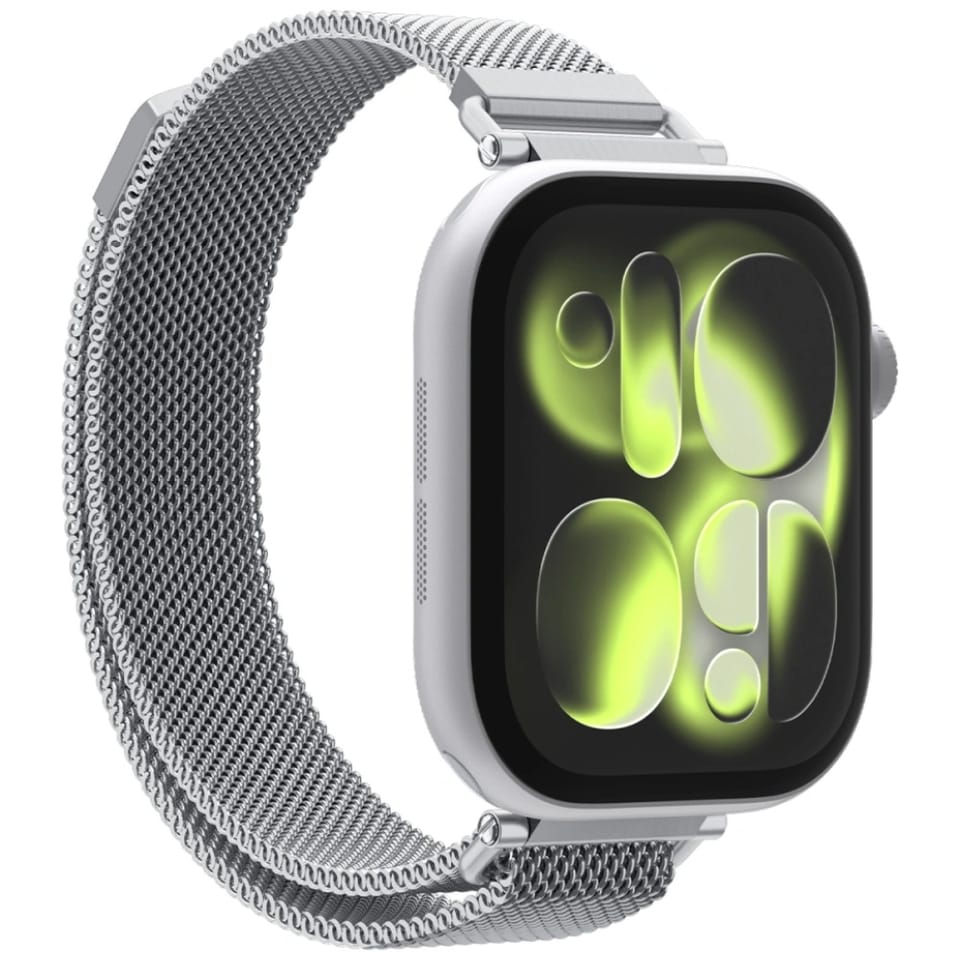 Spigen WBM4 - Pasek ze stali nierdzewnej do Apple Watch 40/41/42 mm (Silver)