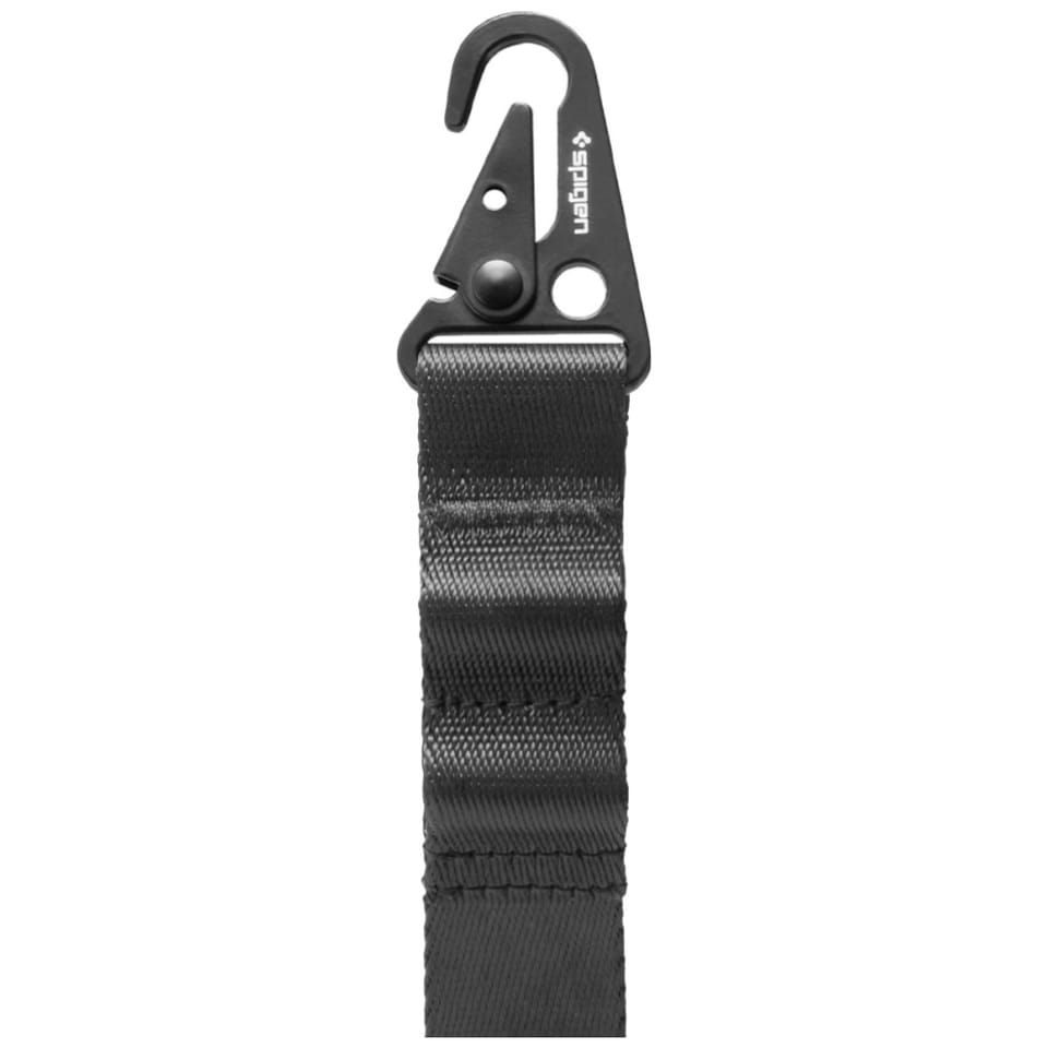 Spigen DA30M Lanyard Strap Crossbody - Uniwersalny pasek / smycz do telefonu (Czarny)