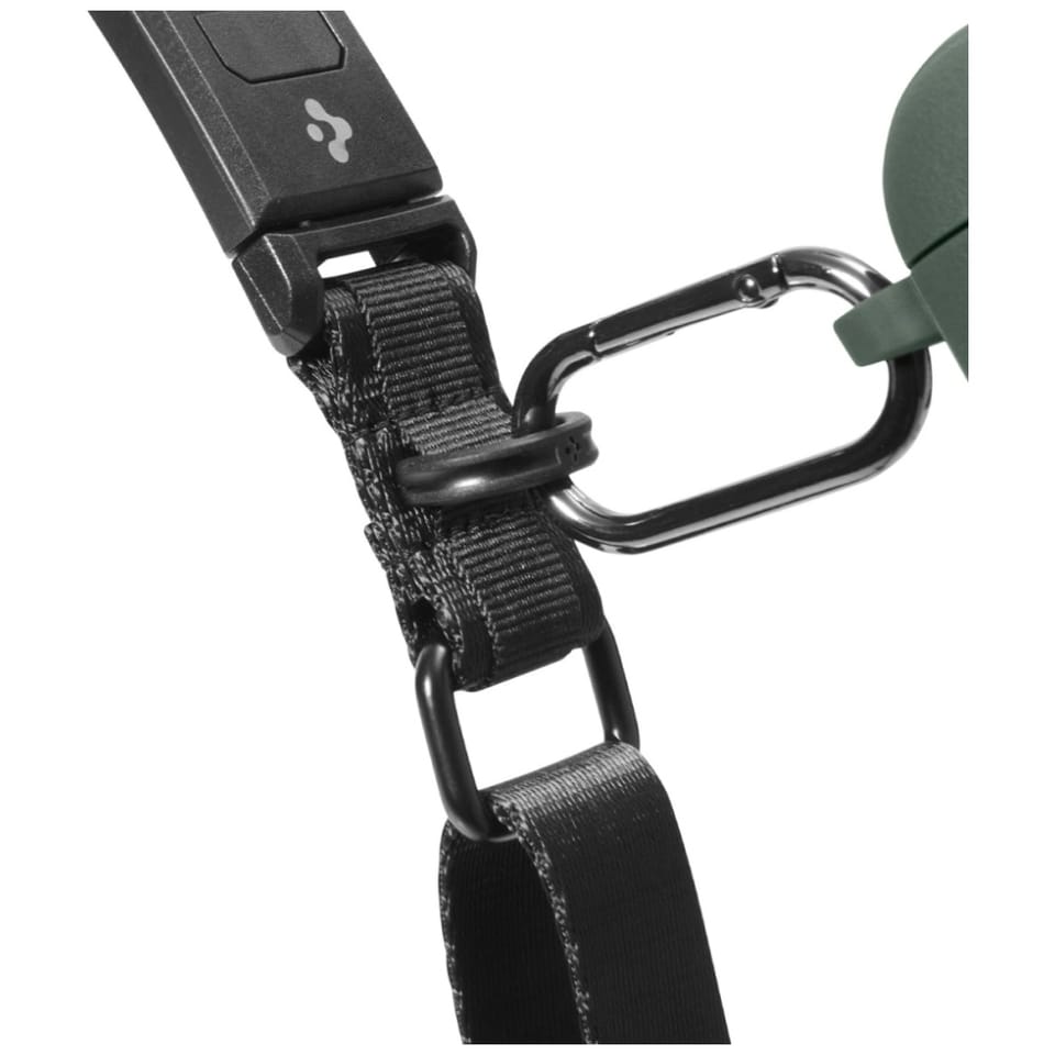 Spigen DA30M Lanyard Strap Crossbody - Uniwersalny pasek / smycz do telefonu (Czarny)