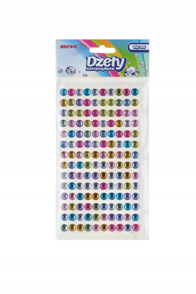 Dżety mix kolorów DS70 6mm 140szt. BREWIS