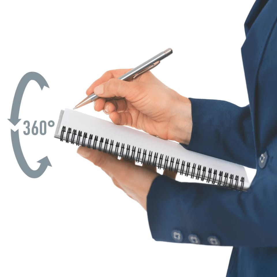 Kołonotatnik Office Card A4 w kratkę czerwony 46471025 LEITZ