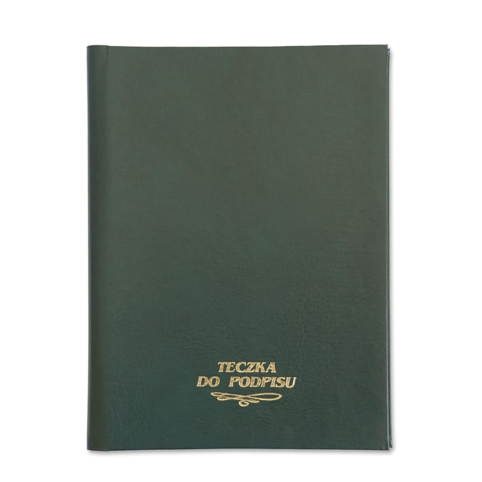 Teczka do podpisu 20k zielona 920-030 WARTA