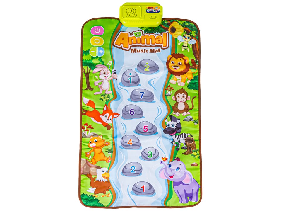 Edukacyjna Muzyczna Mata Sensoryczna Dla Dzieci ZWIERZĘTA