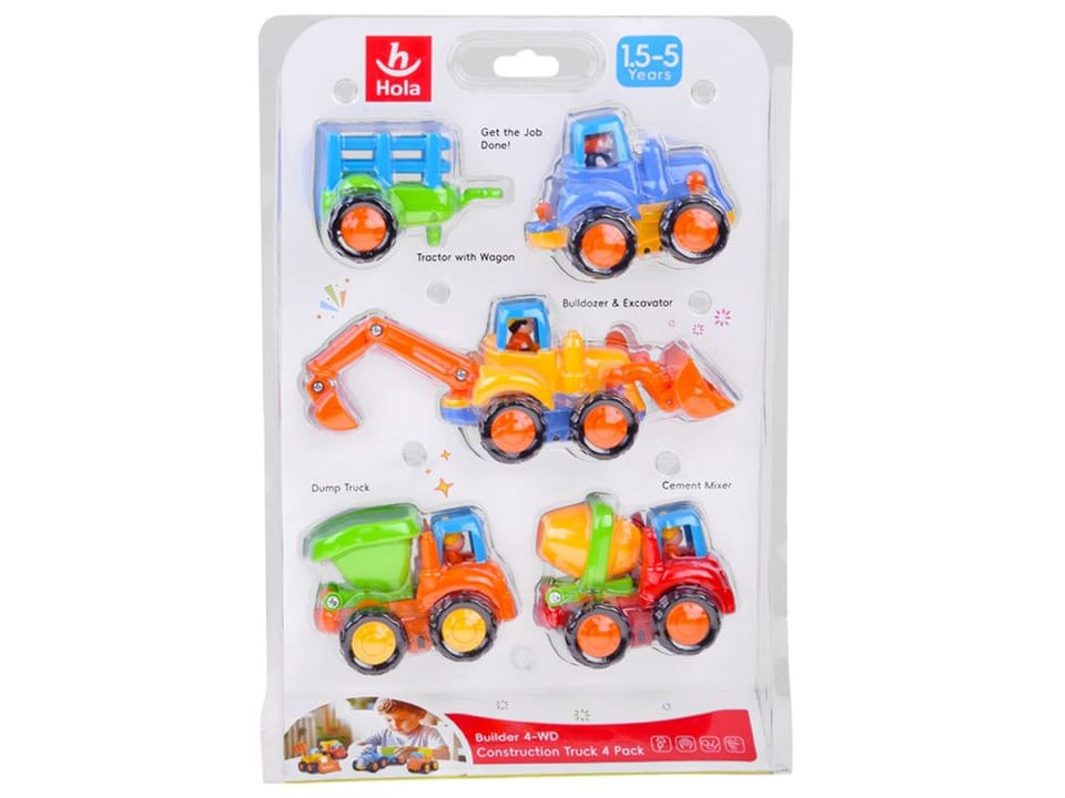 Traktor Koparka Wywrotka z Napędem ZESTAW ZA0020