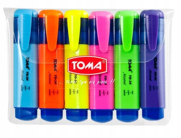 Zakreślacz MISTRAL 6kol TO-334 TOMA