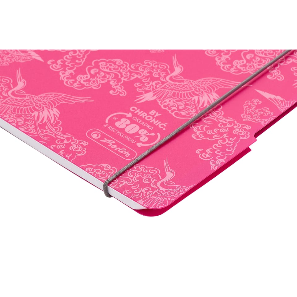 Kołozeszyt A5 80k kratka ECO PP COLORS różowy 400198751 HERLITZ