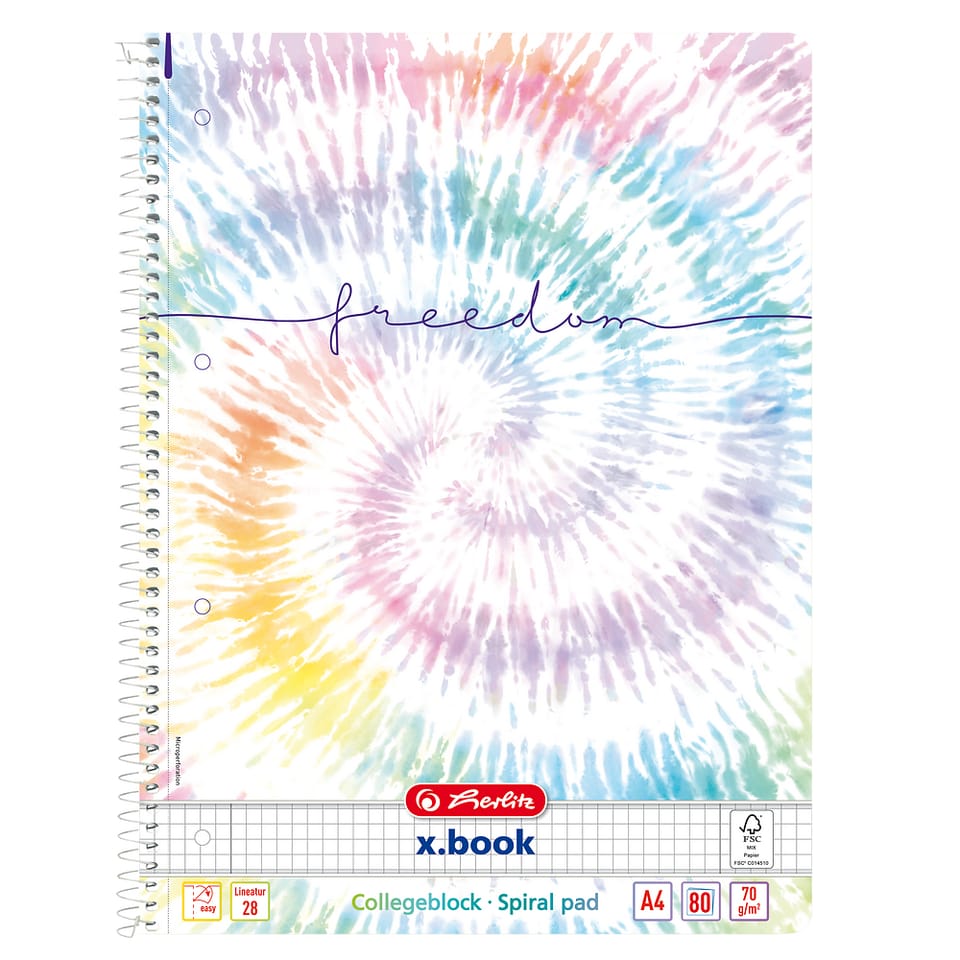 Kołozeszyt A4 80k kratka FREEDOM NEW BATIK 400173296 HERLITZ