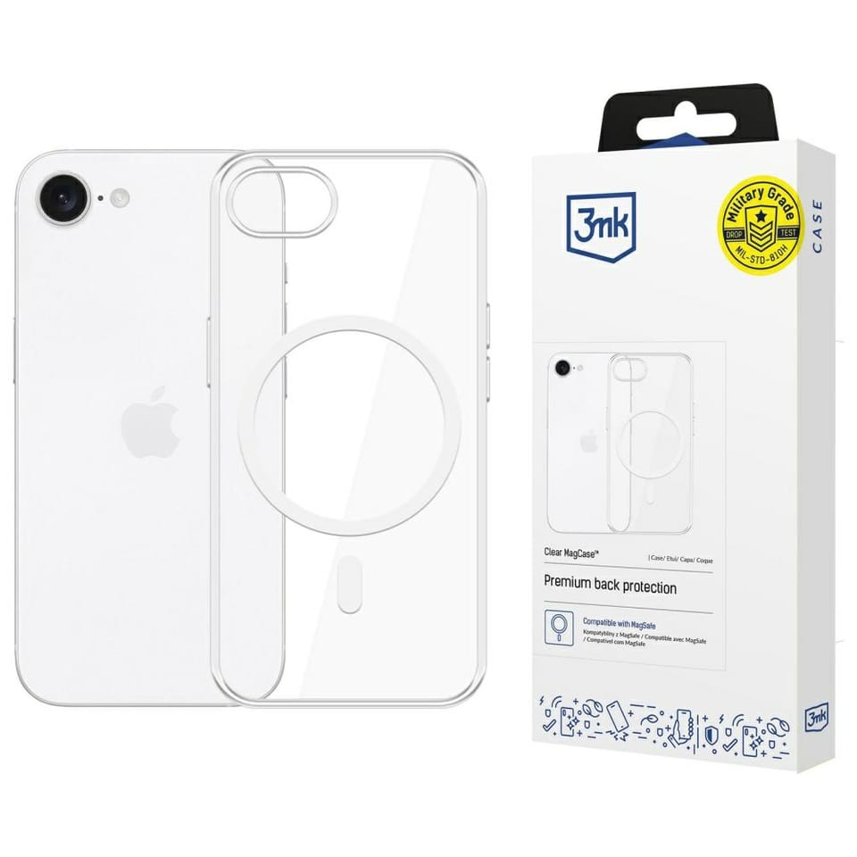 Etui 3MK Clear MagCase do Apple iPhone   16e / 17e