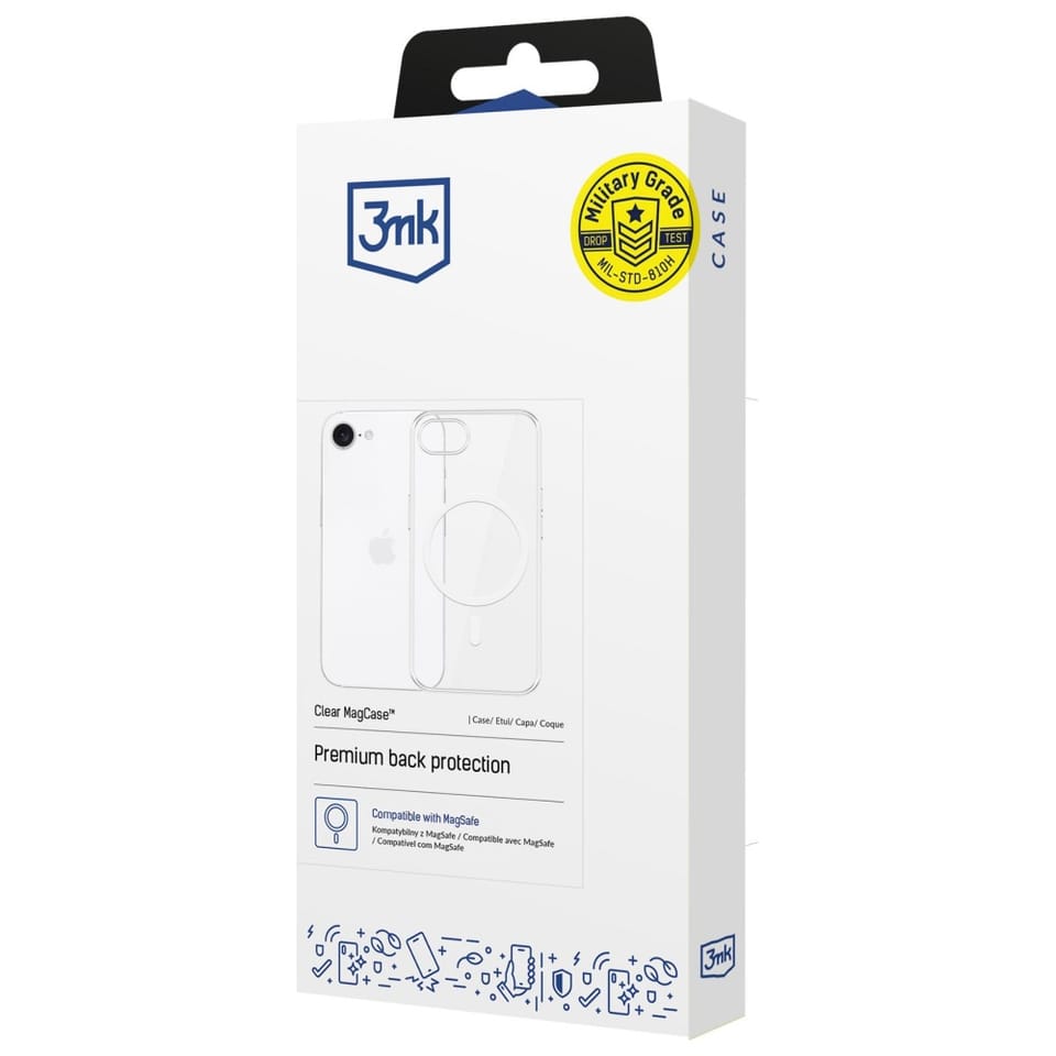 Etui 3MK Clear MagCase do Apple iPhone   16e / 17e