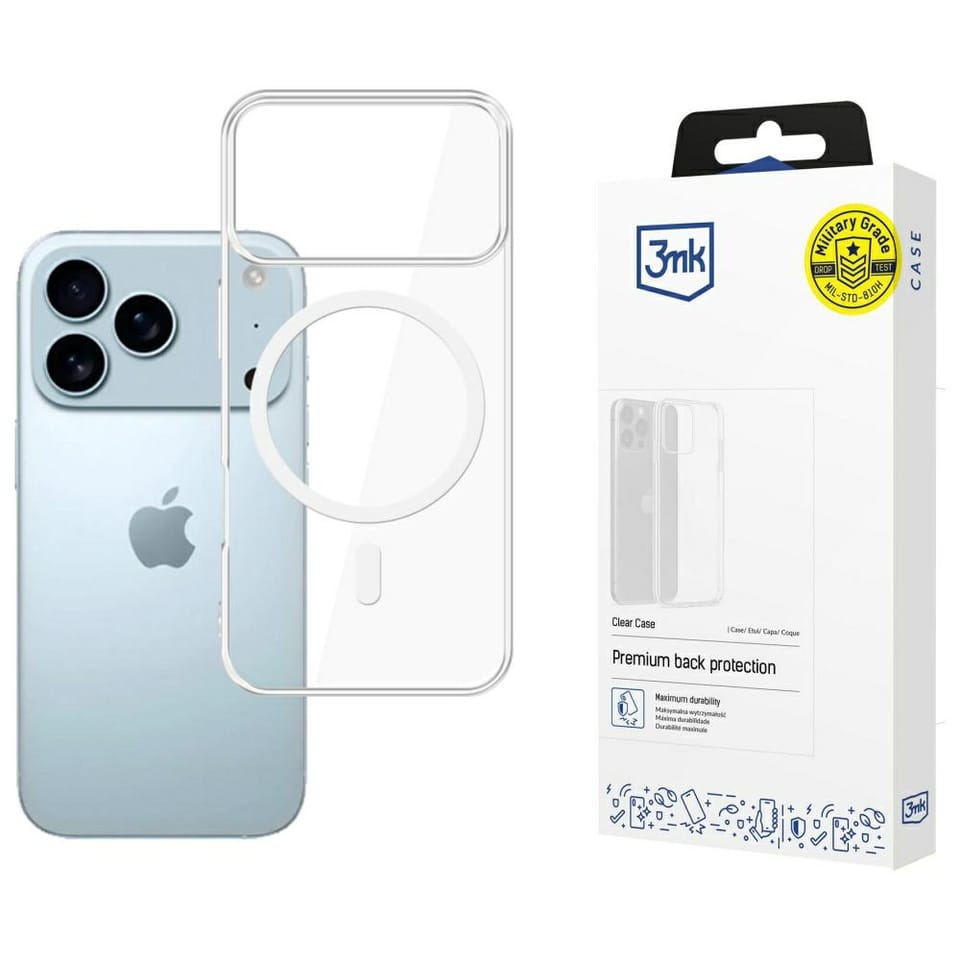 Etui 3MK Clear MagCase do Apple iPhone   17 Pro Max
