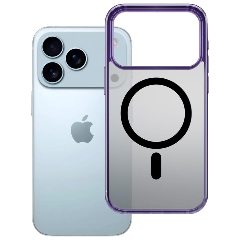 Etui 3MK Frosty MagCase do Apple iPhone  17 Pro Max fioletowy