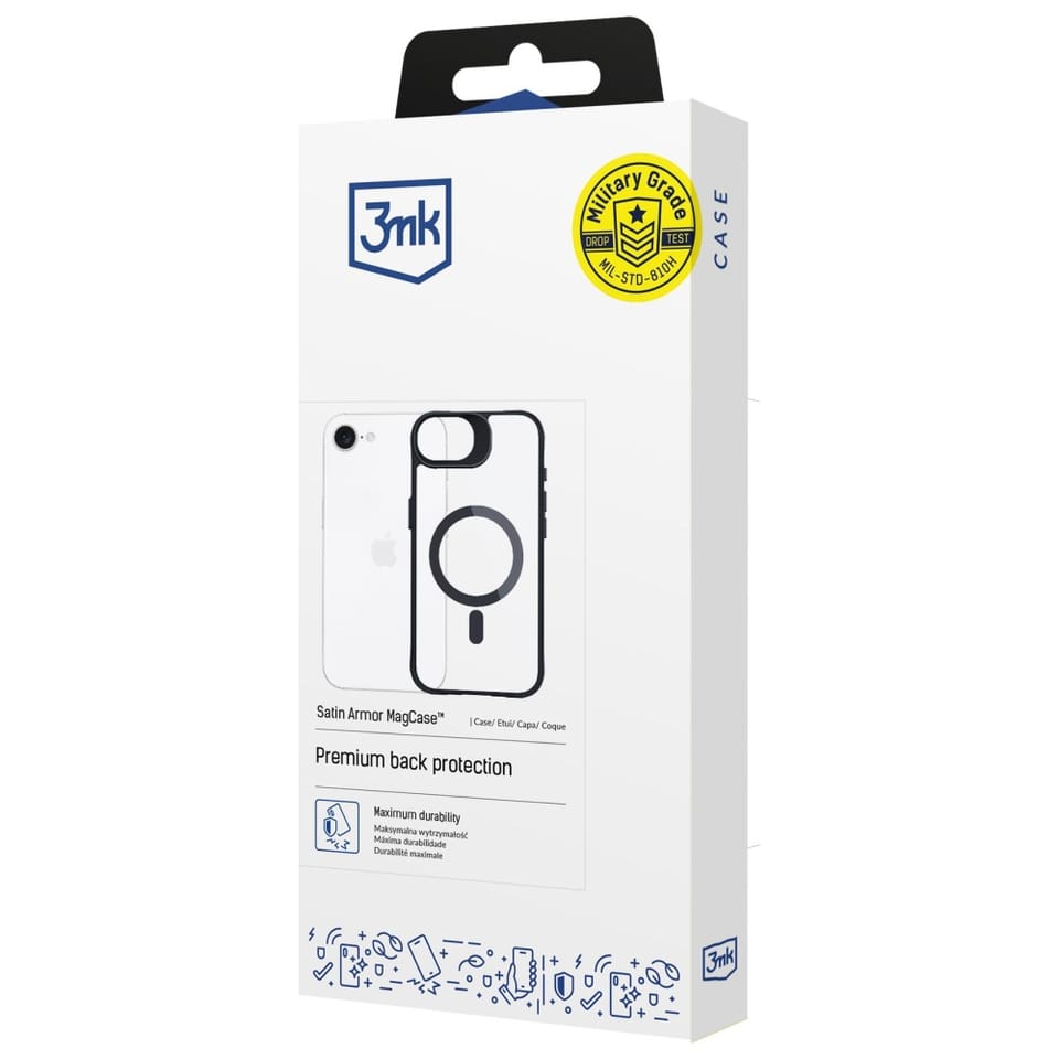 Etui 3MK Satin Armor MagCase do Apple    iPhone 16e / 17e