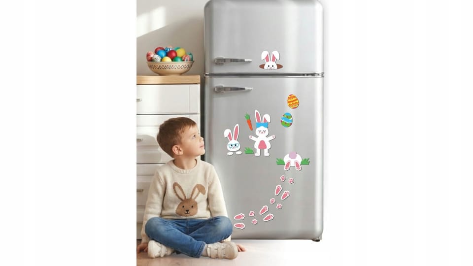 Ozdoby Wielkanocne magnetyczne PISANKI ZK-WOM-02 BIURFOL