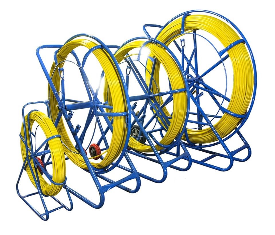 EXTRALINK CABLE PULLING ROD 4.5MM 50M PILOT Z WŁÓKNA SZKLANEGO DO PRZECIĄGANIA KABLI 4.5MM 50M ZÓŁTY