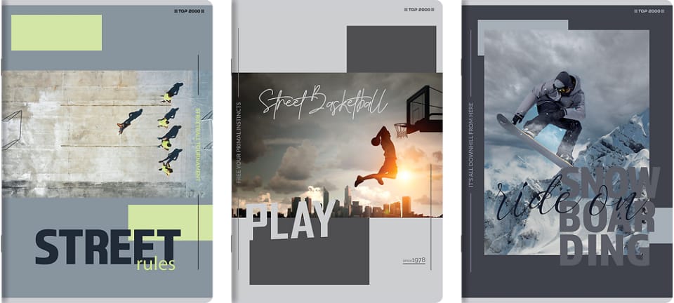 Zeszyt B5 80k kratka margines POSTER 400183843 TOP 2000