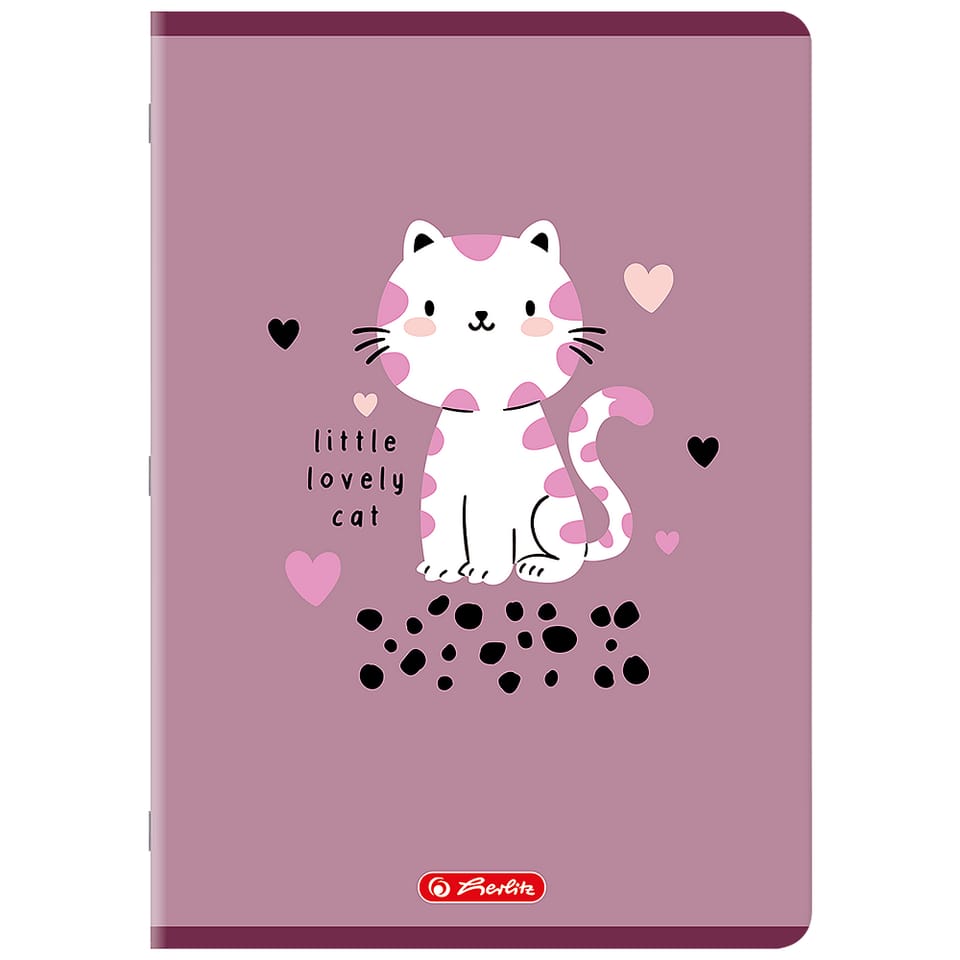 Zeszyt A4 32k linia podwójna kolorowa mix 400206361 HERLITZ