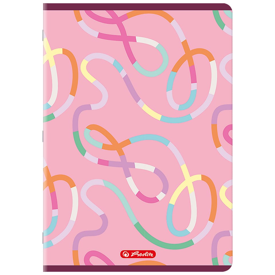 Zeszyt A4 32k linia podwójna kolorowa mix 400206361 HERLITZ