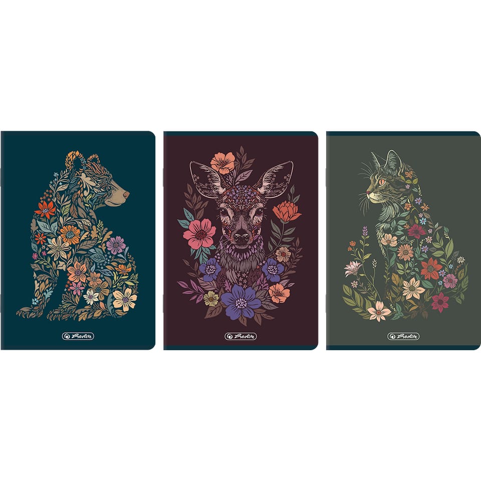 Zeszyt A4 60k kratka z marginesem FLORIMALS 4002007533 HERLITZ