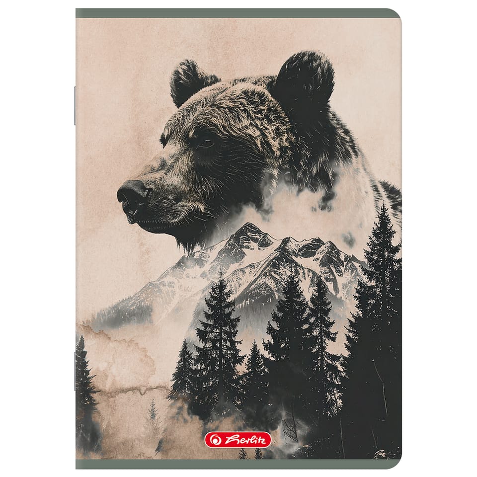 Zeszyt A5 60k kratka z marginesem WILD 400206388 HERLITZ