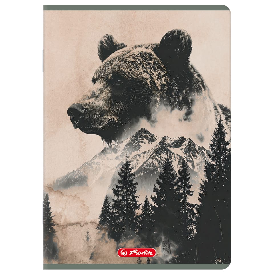 Zeszyt A5 60k linia z marginesem WILD 400206389 HERLITZ