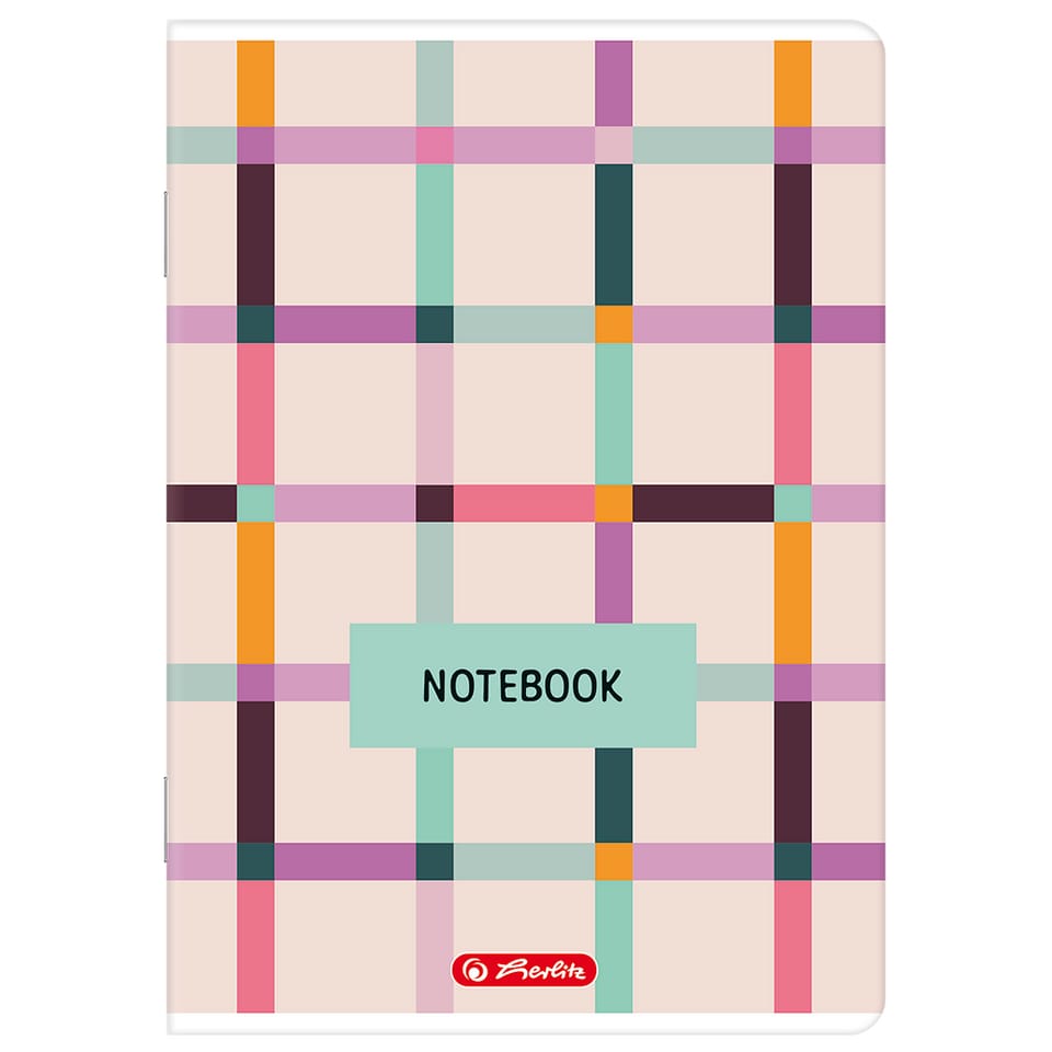 Zeszyt A5 96k kratka z marginesem mix 400206359 HERLITZ