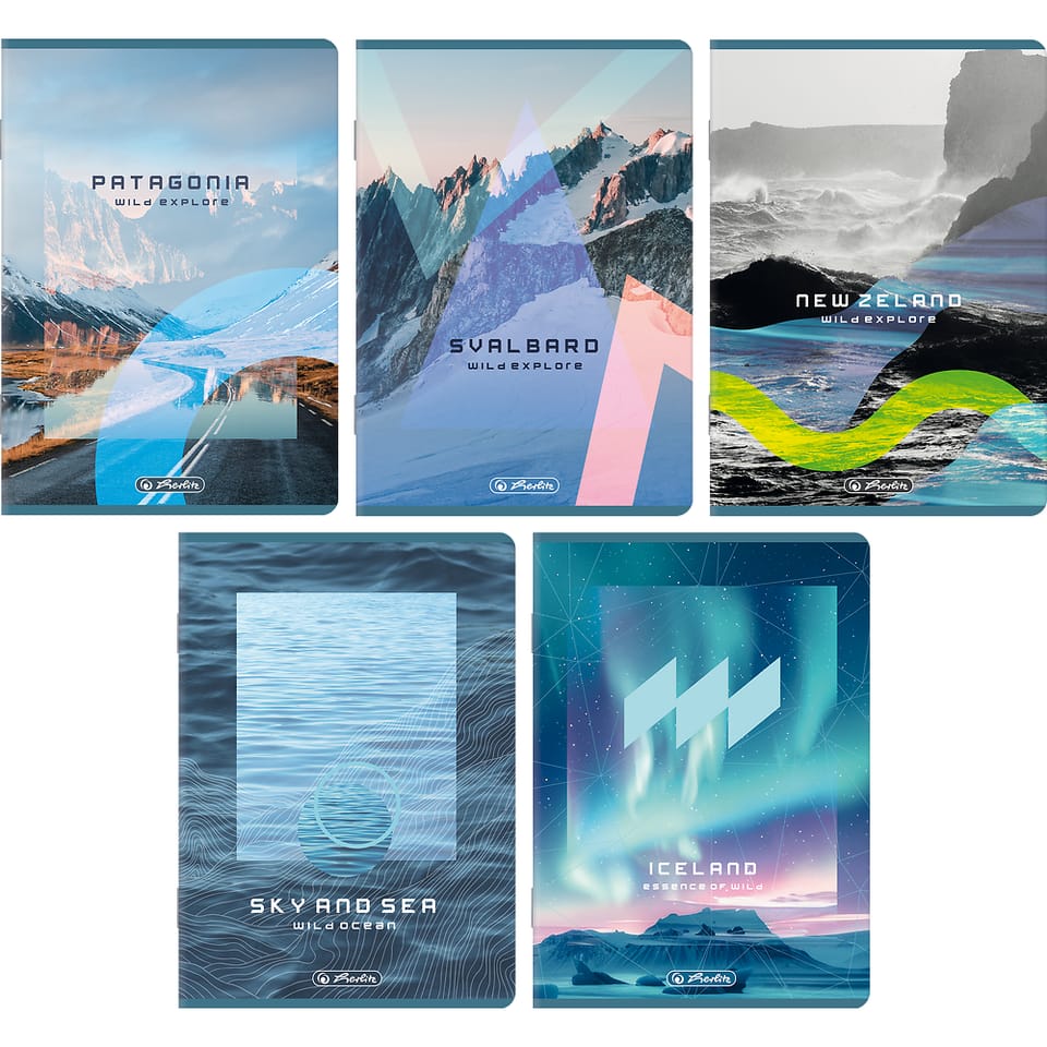 Zeszyt A5 32k linia z marginesem SOLARPUNK 400207522 HERLITZ