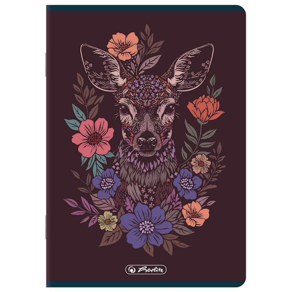 Zeszyt A5 80k kratka z marginesem FLORIMALS 400210662 HERLITZ