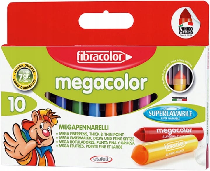 Mazaki MEGA COLOR 10kol. FIBRACOLOR 733 (950)