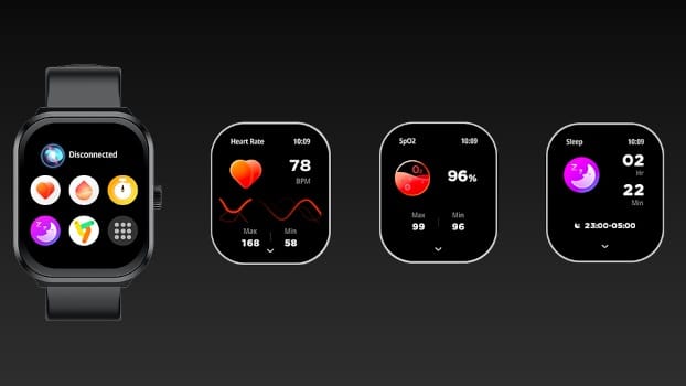 Smartwatch Infinix XW3P Black