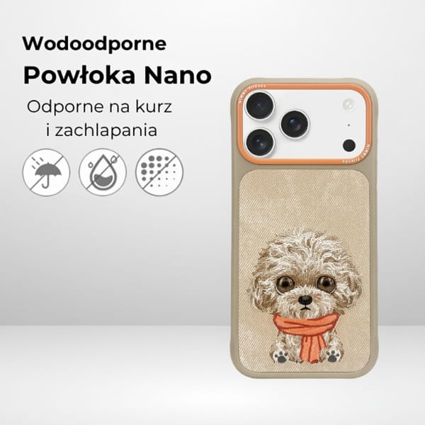 Etui Nimmy Big Eyed Pet 2.0 Dog do       iPhone 17 Pro beżowy