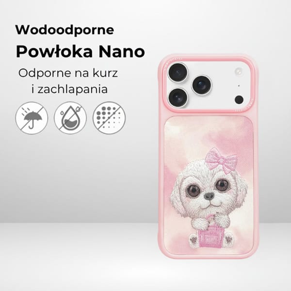 Etui Nimmy Big Eyed Pet 2.0 Dog do       iPhone 17 Pro Max różowy