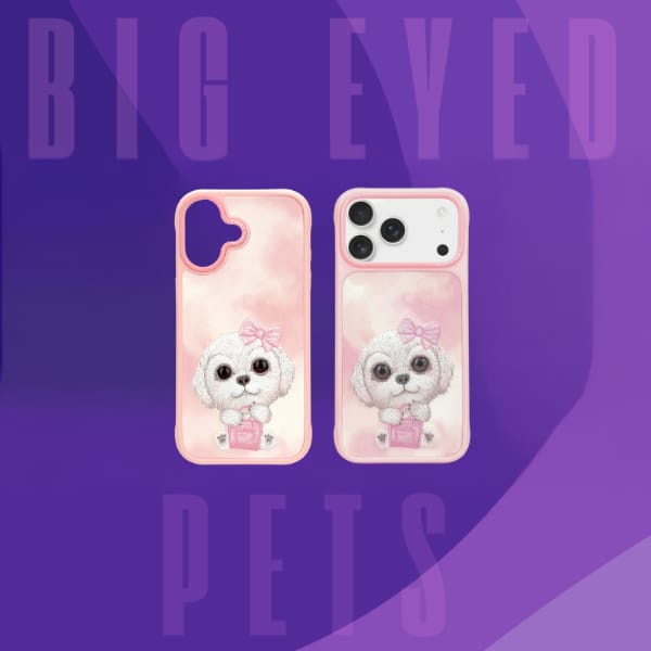 Etui Nimmy Big Eyed Pet 2.0 Dog do       iPhone 17 Pro Max różowy