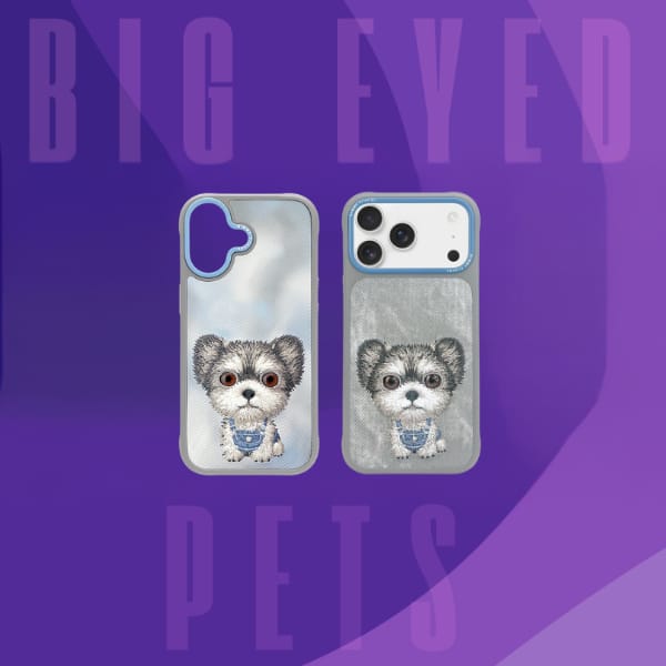 Etui Nimmy Big Eyed Pet 2.0 Dog do       iPhone 17 szary