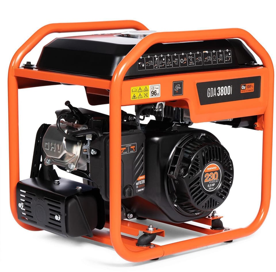 AGREGAT PRĄDOTWÓRCZY INWERTOROWY DAEWOO GDA 3800i 3.8kW