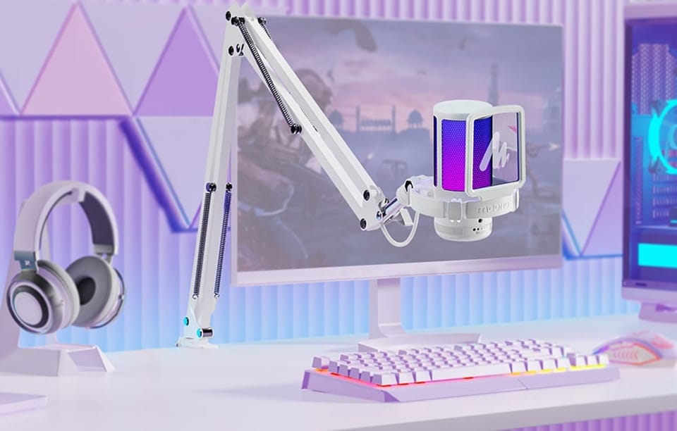 Mikrofon MAONO DGM20S USB (biały)